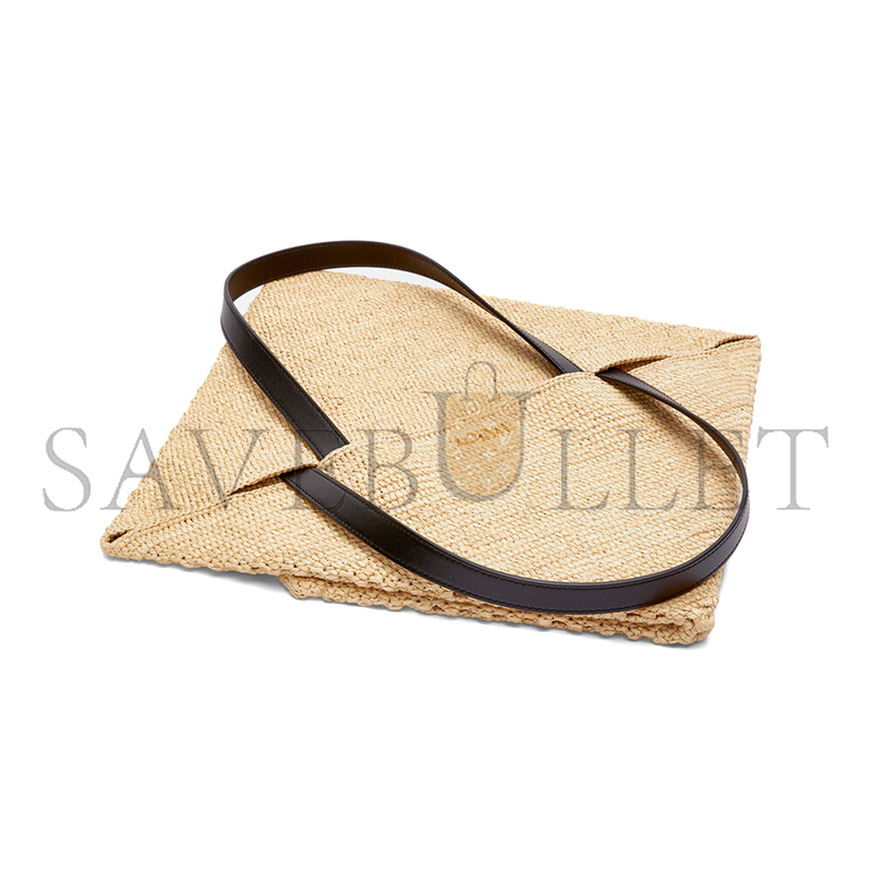L0ew* xl puzzle fold tote in raffia b779q18x18 (42*41*18cm)